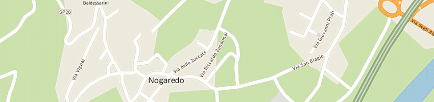 Mappa della impresa serramento legno di sibioli lucia a NOGAREDO