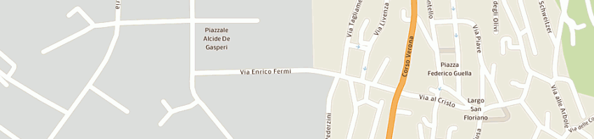 Mappa della impresa lavanderia centro sud (snc) a ROVERETO