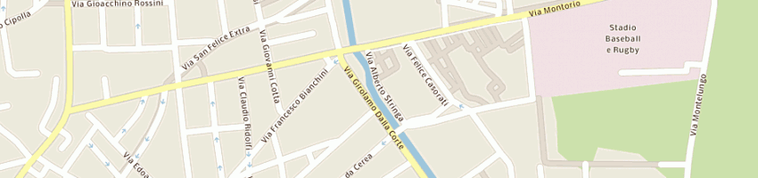 Mappa della impresa gelateria azzurra 2 di maggio gianbattista e c sas a VERONA