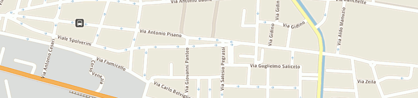 Mappa della impresa pizzeria carlore' di erbici marzio e c (sas) a VERONA