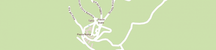 Mappa della impresa osteria del gran duca a MASSA MARITTIMA
