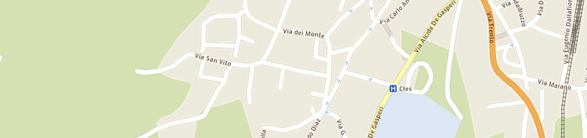Mappa della impresa edilnova cles srl a CLES