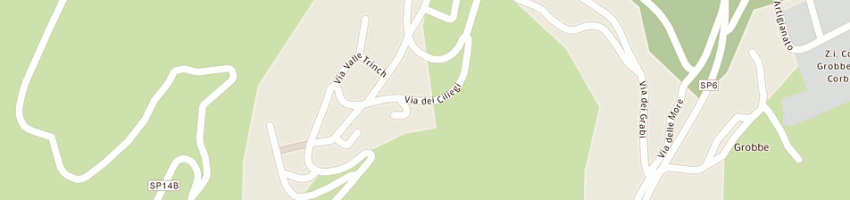 Mappa della impresa merzi pierino a BOSCO CHIESANUOVA
