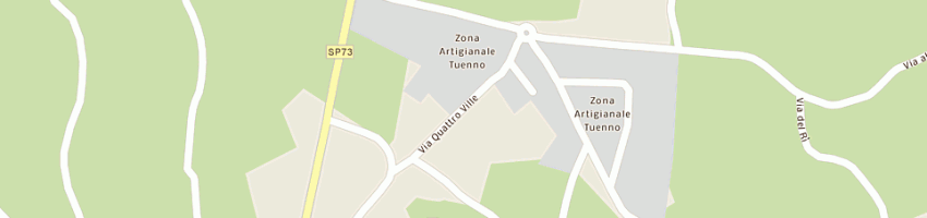 Mappa della impresa carrozzeria gentili snc di odorizzi silvano e zanotelli elvio a TUENNO
