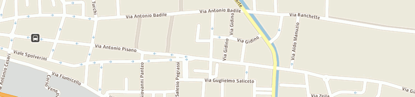 Mappa della impresa bragantini giuseppe a VERONA