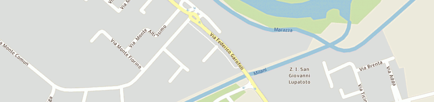 Mappa della impresa office - line di de fina enrico a SAN GIOVANNI LUPATOTO