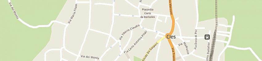 Mappa della impresa pescheria goio di goio paolo e c snc a CLES