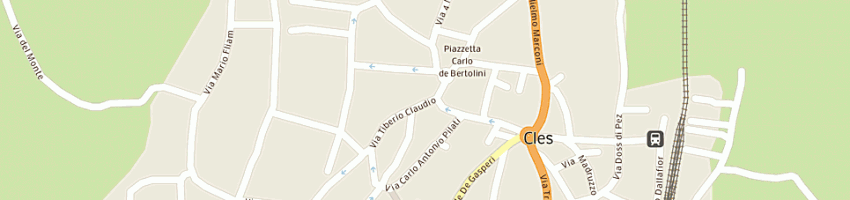 Mappa della impresa lorenzoni marco a CLES