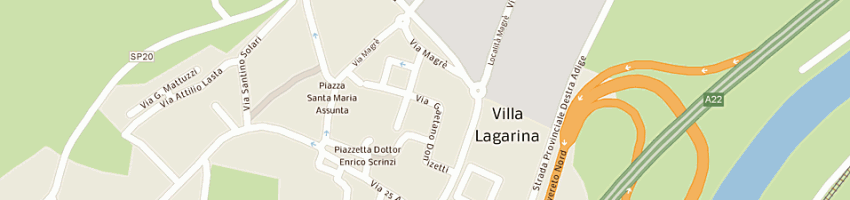 Mappa della impresa mapi costruzioni sas di piazzini paolo e c a VILLA LAGARINA