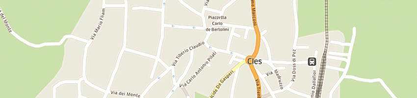 Mappa della impresa bertagna luigino a CLES