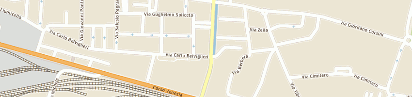 Mappa della impresa fraccari daniela a VERONA
