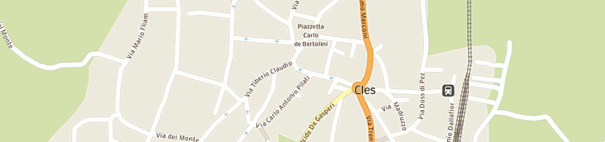 Mappa della impresa leonardi paolo a CLES