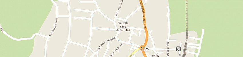 Mappa della impresa visintainer francesco a CLES