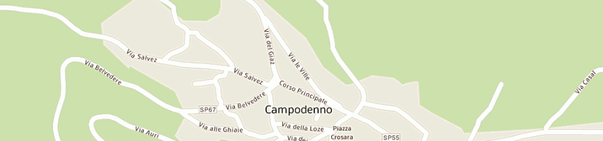 Mappa della impresa bertol aldo a CAMPODENNO