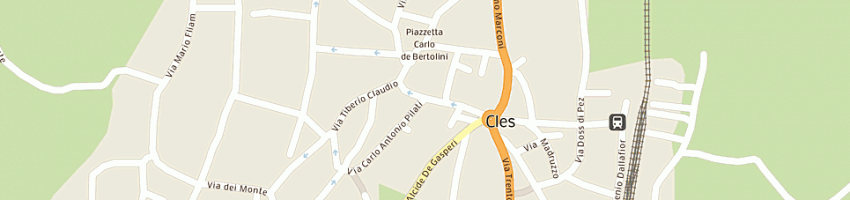 Mappa della impresa menapace ivo a CLES