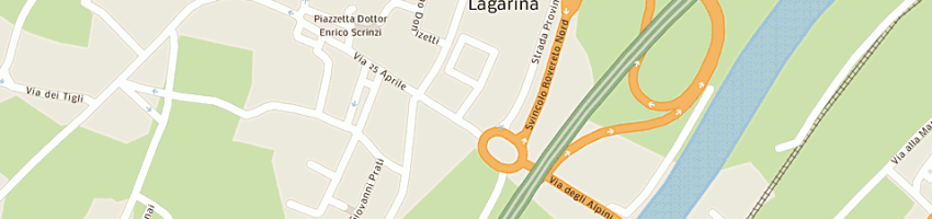 Mappa della impresa centro servizi sanitari il rovere a VILLA LAGARINA