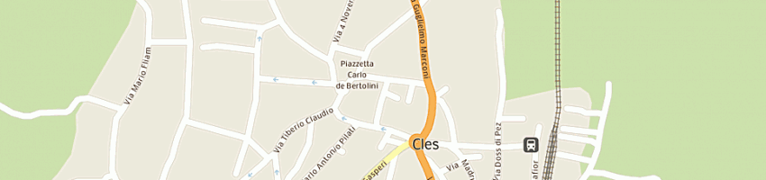 Mappa della impresa simex srl a CLES