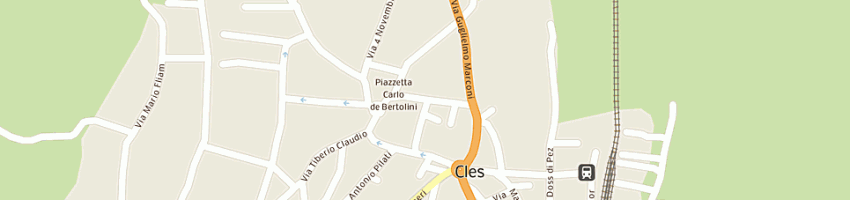 Mappa della impresa ceralacca snc a CLES