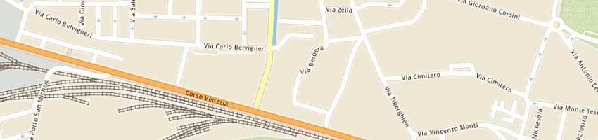 Mappa della impresa autofficina deanesi orfeo (snc) a VERONA