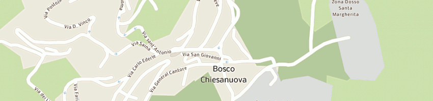Mappa della impresa canteri v e zanini f snc a BOSCO CHIESANUOVA