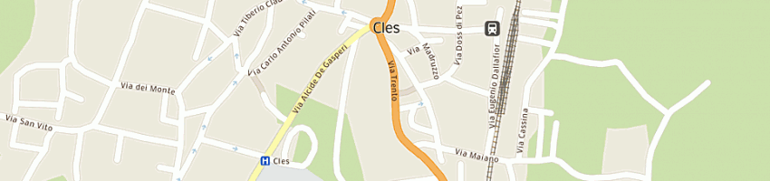 Mappa della impresa perini e odorizzi snc a CLES