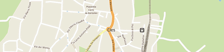 Mappa della impresa erboristeria arnica srl a CLES