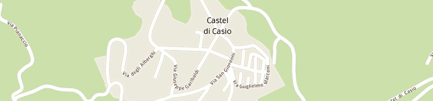 Mappa della impresa bartoletti amedeo a CASTEL DI CASIO