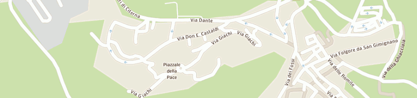Mappa della impresa amministrazione provinciale di siena a SAN GIMIGNANO