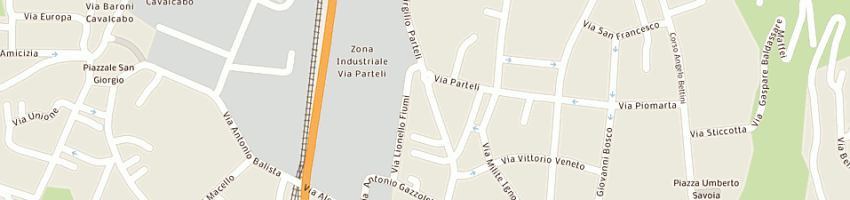 Mappa della impresa pizzeria la margherita a ROVERETO