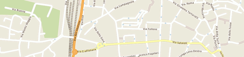 Mappa della impresa angeli paolo a ROVERETO