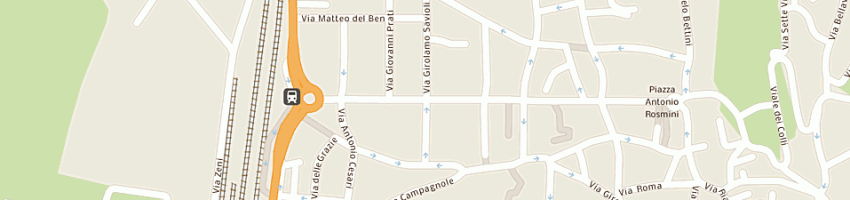 Mappa della impresa cartolibreria rosmini di molinari franco e c sas a ROVERETO