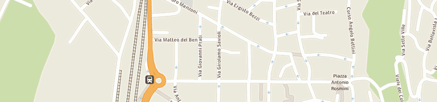Mappa della impresa croce rossa italiana a ROVERETO