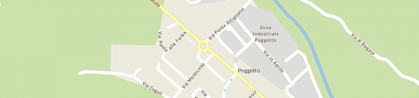 Mappa della impresa benelli luciana a POGGIO A CAIANO