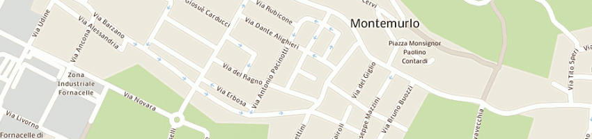 Mappa della impresa tessitura bassetti snc a MONTEMURLO