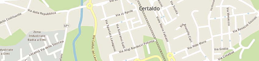 Mappa della impresa termosan di piazzalunga lino e c snc a CERTALDO