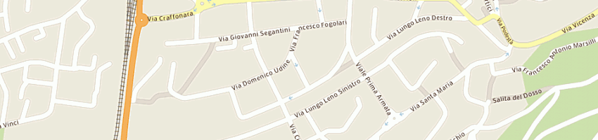 Mappa della impresa rigon costruzioni snc a ROVERETO