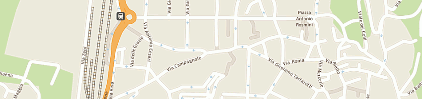 Mappa della impresa convento padri cappuccini a ROVERETO