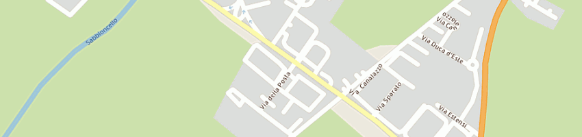 Mappa della impresa self service del duca srl a MEDOLLA