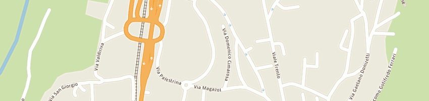 Mappa della impresa body sun center snc di spagnolli catia a ROVERETO