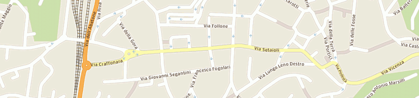 Mappa della impresa carrozzeria bettini silvio a ROVERETO
