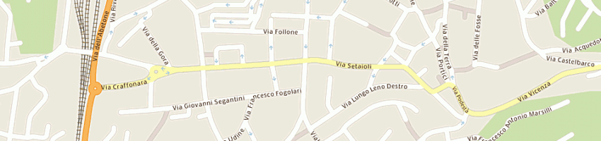 Mappa della impresa panificio coller snc a ROVERETO