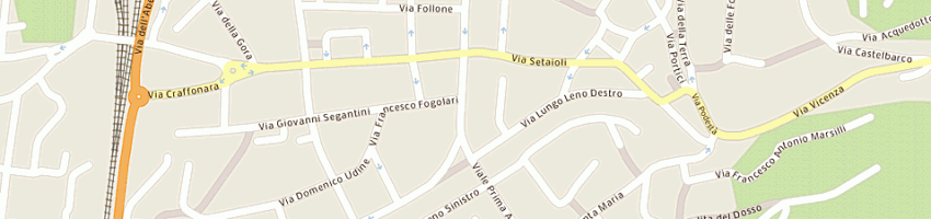 Mappa della impresa visintainer carlo a ROVERETO