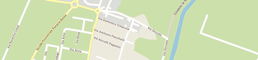 Mappa della impresa gavioli giuseppe e figli (srl) a BOMPORTO