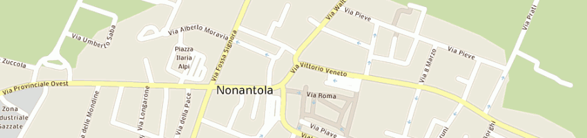 Mappa della impresa soluzione casa di mileo luca a NONANTOLA