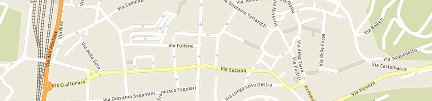 Mappa della impresa la svizzera sas di cavalieri gianni e c a ROVERETO