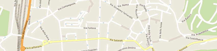 Mappa della impresa tindiani e c sas a ROVERETO