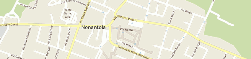 Mappa della impresa la piazza - servizi immobiliari srl a NONANTOLA