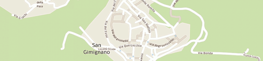 Mappa della impresa assicurazioni ina a SAN GIMIGNANO
