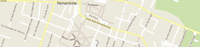 Mappa della impresa comune di nonantola a NONANTOLA