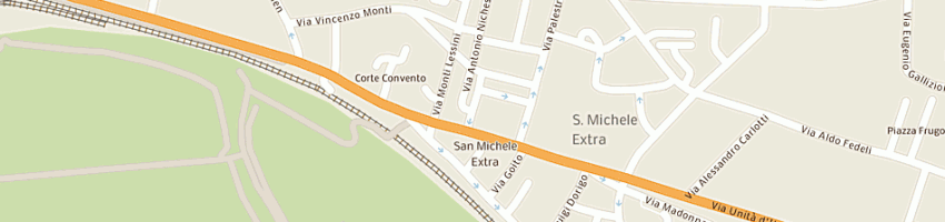 Mappa della impresa bar mitting a VERONA